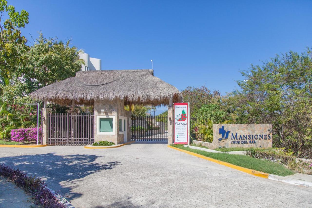 圣克鲁斯华特库Mansiones Cruz Del Mar Huatulco公寓式酒店 外观 照片